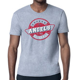 Los Angeles Angels Starter Route 66 Team Logo T-Shirt Heather Gray