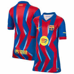 Barcelona Youth 2025/26 Fourth Replica Jersey - Blue sale