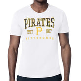 Pittsburgh Pirates Starter Distressed Logo T-Shirt White