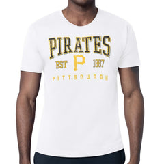 Pittsburgh Pirates Starter Distressed Logo T-Shirt White