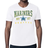 Seattle Mariners Starter Distressed Logo T-Shirt White