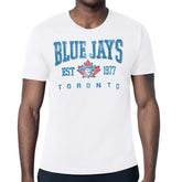 Toronto Blue Jays Starter Distressed Logo T-Shirt White