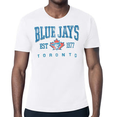 Toronto Blue Jays Starter Distressed Logo T-Shirt White