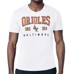 Baltimore Orioles Starter Distressed Logo T-Shirt White