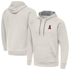 Los Angeles Angels Antigua Victory Pullover Hoodie Cream