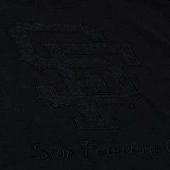 San Francisco Giants Women's Cooperstown Collection Phantom Cropped T-Shirt Black