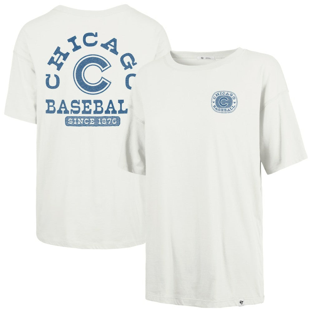 Chicago Cubs Women's Back Canyon Sadie T-Shirt Natural