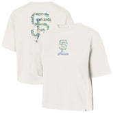 San Francisco Giants Women's Full Bloom Cropped T-Shirt Natural
