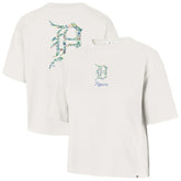 Detroit Tigers Women's Full Bloom Cropped T-Shirt Natural