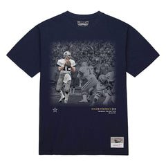 Roger Staubach Dallas Cowboys Moments T-Shirt - Navy online