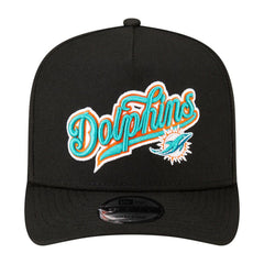 Miami Dolphins New Era Born x Raised A-Frame 9FIFTY Snapback Hat - Black discount