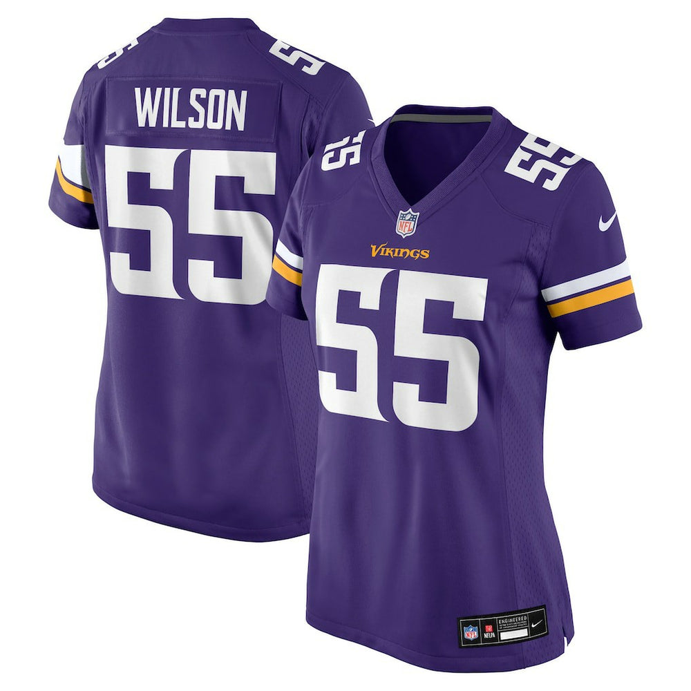 Eric Wilson Minnesota Vikings Women's Team Game Jersey - Purple discount
