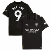 Erling Haaland Manchester City Youth 2025/26 Away Replica Player Jersey Discount - Black
