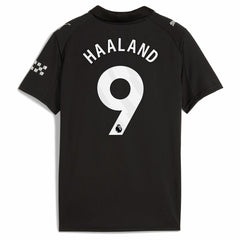 Erling Haaland Manchester City Youth 2025/26 Away Replica Player Jersey - Black discount