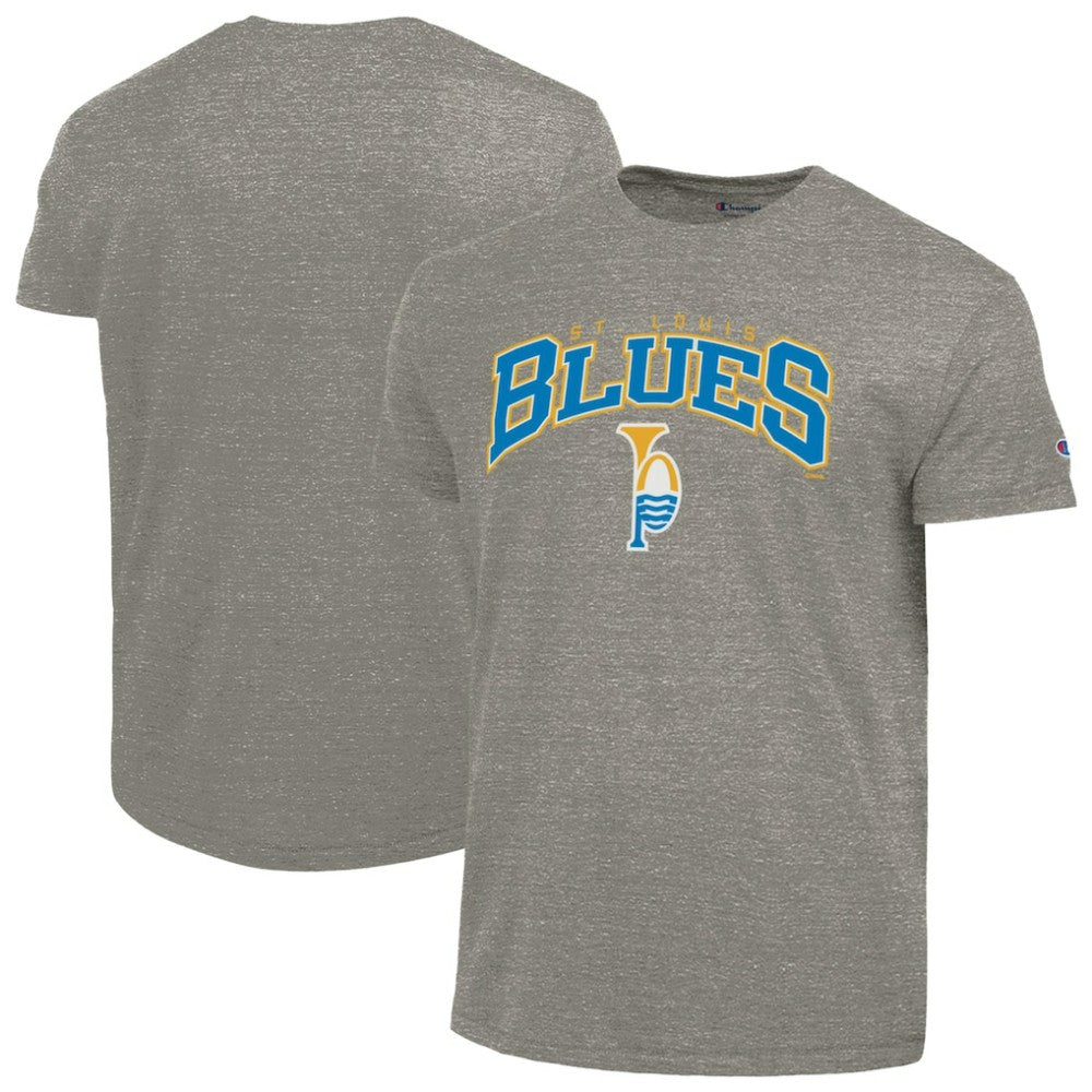 St. Louis Blues Champion Tri-Blend T-Shirt - Gray T-shirts