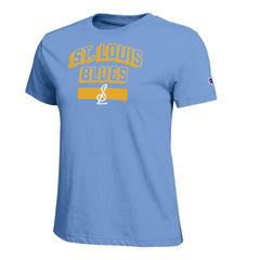 St. Louis Blues Champion Women's Team T-Shirt - Light Blue T-shirts