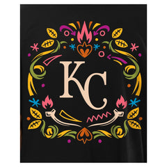 Kansas City Royals Día de los Muertos T-Shirt Black