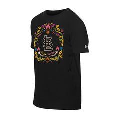 St. Louis Cardinals Día de los Muertos T-Shirt Black