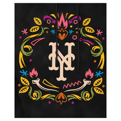 New York Mets Día de los Muertos Brushed Fleece Hoodie Black