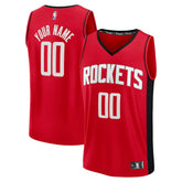 Houston Rockets Fast Break Custom Jersey - Icon Edition - Red sale
