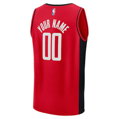Houston Rockets Fast Break Custom Jersey - Icon Edition - Red sale
