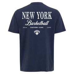 New York Knicks Sportiqe Unisex Athletic Club Collection Duke Relaxed Fit Premium T-Shirt - Blue discount