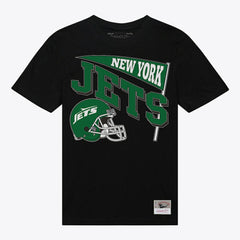 New York Jets Women's Team Dynamic Boyfriend T-Shirt - Black on sale