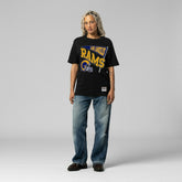 Los Angeles Rams Women's Team Dynamic Boyfriend T-Shirt - Black outlet