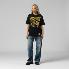 Pittsburgh Steelers Women's Team Dynamic Boyfriend T-Shirt - Black on sale