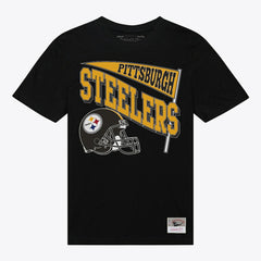 Pittsburgh Steelers Women's Team Dynamic Boyfriend T-Shirt - Black on sale