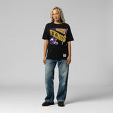 Minnesota Vikings Women's Team Dynamic Boyfriend T-Shirt - Black for sale