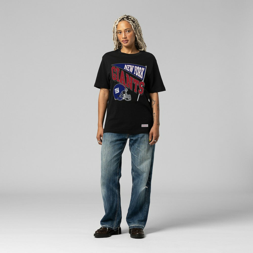 New York Giants Women's Team Dynamic Boyfriend T-Shirt - Black discount