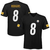 Aaron Rodgers Pittsburgh Steelers Outerstuff Preschool Replica Player Jersey - Black for sale