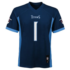 Cameron Ward Tennessee Titans Youth Replica Player Jersey - Navy on sale