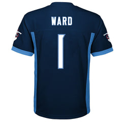 Cameron Ward Tennessee Titans Youth Replica Player Jersey - Navy on sale