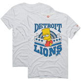 Detroit Lions Homage x The Simpsons Unisex Tri-Blend T-Shirt - White outlet
