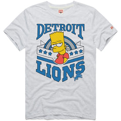 Detroit Lions Homage x The Simpsons Unisex Tri-Blend T-Shirt - White outlet