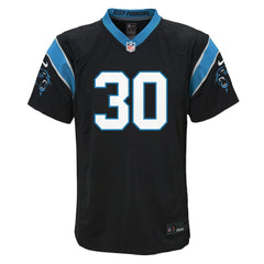 Chuba Hubbard Carolina Panthers Youth Team Game Jersey - Black on sale