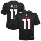 Jalon Walker Atlanta Falcons Youth Team Game Jersey - Black for sale