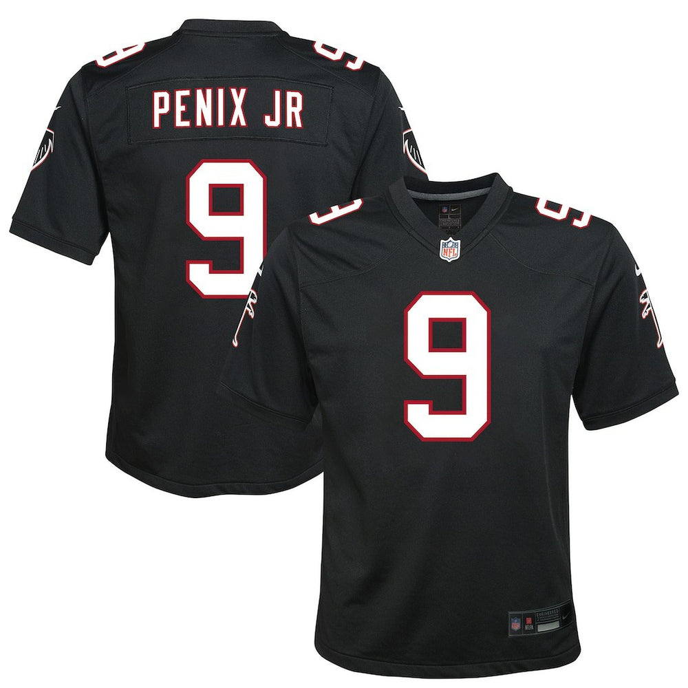 Michael Penix Jr. Atlanta Falcons Youth Alternate Game Jersey - Black cheap