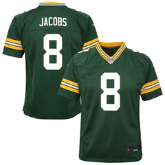 Josh Jacobs Green Bay Packers Youth Team Game Jersey - Green cheap