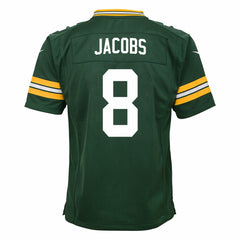 Josh Jacobs Green Bay Packers Youth Team Game Jersey - Green cheap