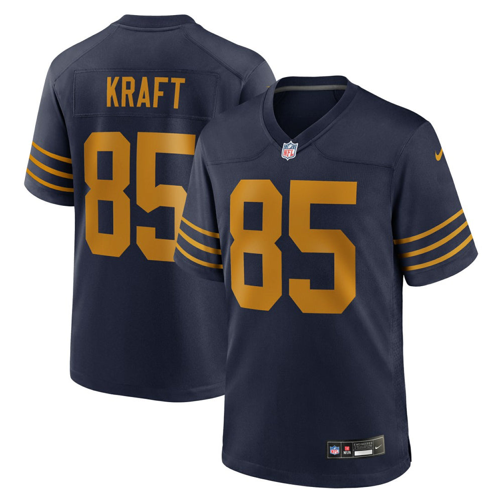 Tucker Kraft Green Bay Packers Alternate Game Jersey - Navy sale