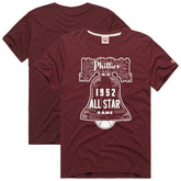 Philadelphia Phillies Homage Hyper Local Refresh T-Shirt Wine