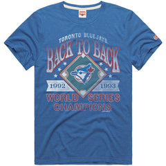 Toronto Blue Jays Homage Hyper Local Refresh Tri-Blend T-Shirt Royal