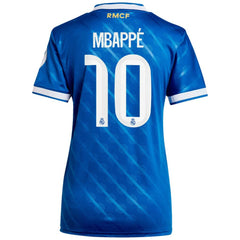 Kylian Mbappé Real Madrid Women's 2025/26 Third Replica Player Jersey - Blue cheap