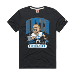 Aidan Hutchinson Detroit Lions Homage Unisex Caricature Player Graphic Tri-Blend T-Shirt - Charcoal discount