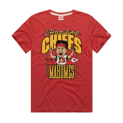 Patrick Mahomes Kansas City Chiefs Homage Unisex Caricature Player Graphic Tri-Blend T-Shirt - Red sale