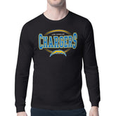 Los Angeles Chargers Starter Team Track Graphic Long Sleeve T-Shirt - Black for sale