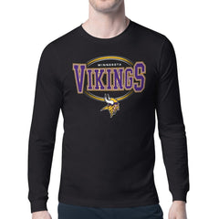 Minnesota Vikings Starter Team Track Graphic Long Sleeve T-Shirt - Black online